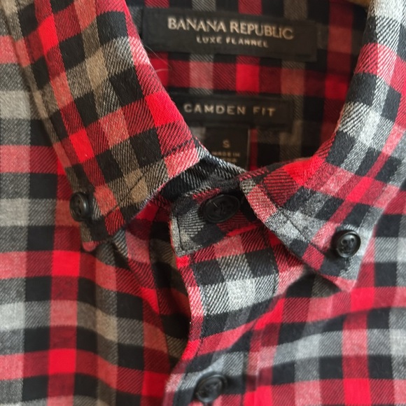 Banana Republic  plaid flannel shirt - Picture 7 of 7